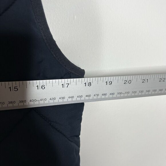 J Crew Mercantile Women's Quilted Vest Navy Blue XS Zip Up Pockets Outdoor - Picture 8 of 10